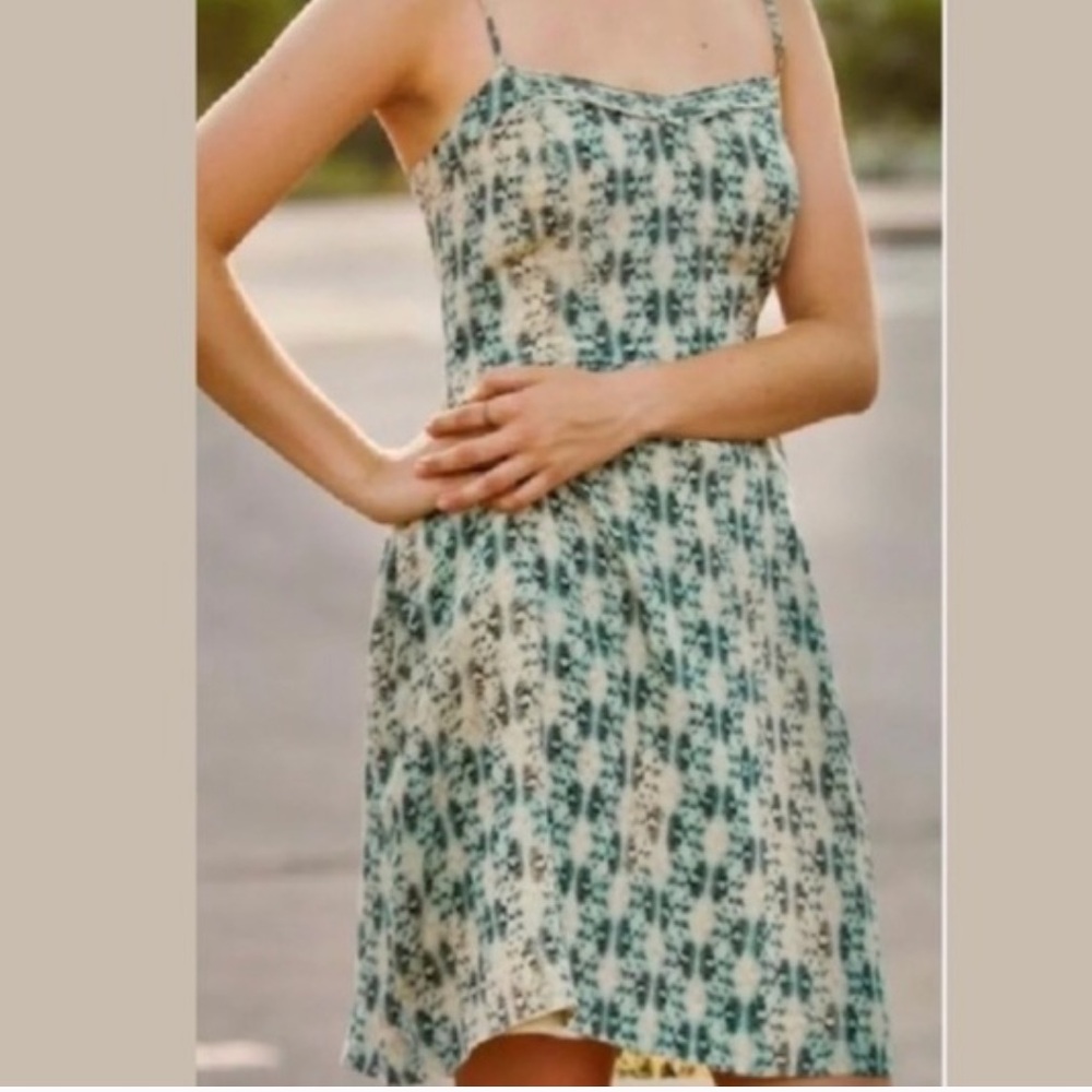 Anthropologie Silk Slip Dress 0